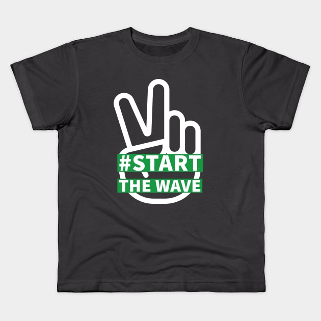 Start the Wave Kids T-Shirt by Kizmit